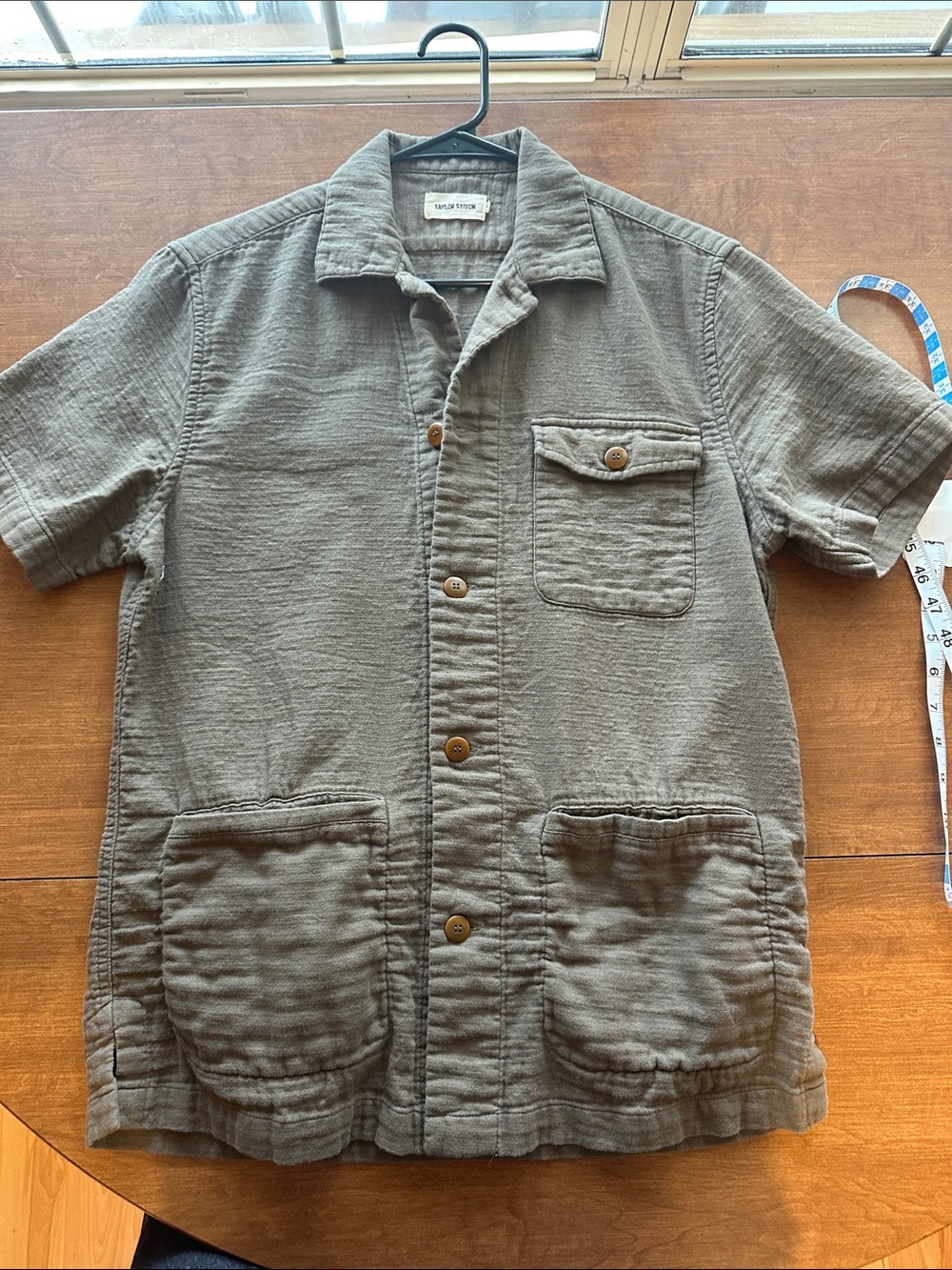Taylor stitch caravan shirt walnut double cloth 40/M